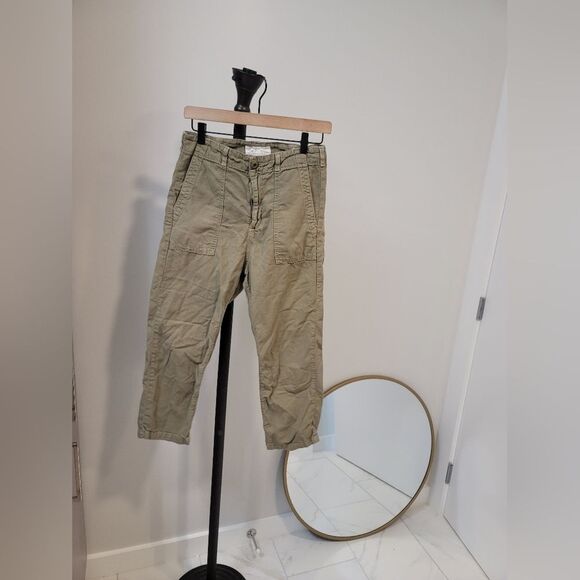 THE GREAT RANGER PANTS IN ARMY GREEN Size 25